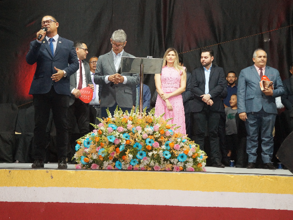 Culto em Ação de Graças pelo aniversário de Trizidela do Vale na Praça da Bíblia